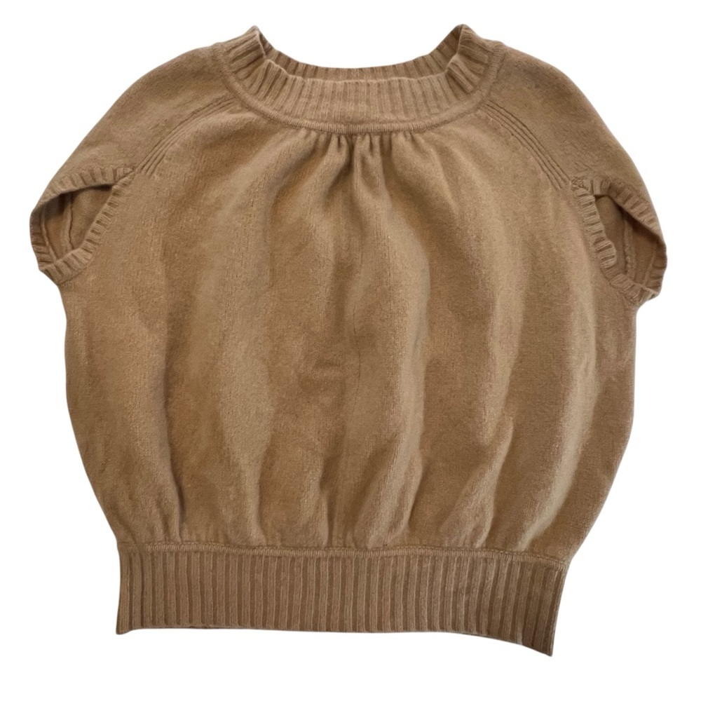 Diane Von Furstenberg 95% Lambswool Cashmere Cap Sleeve Sweater Raglan Small